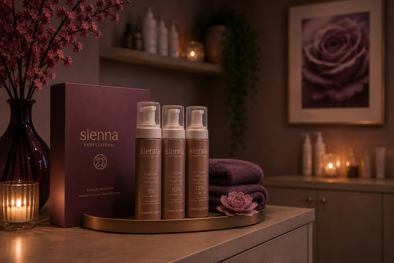 Sienna-X spray tanning producten
