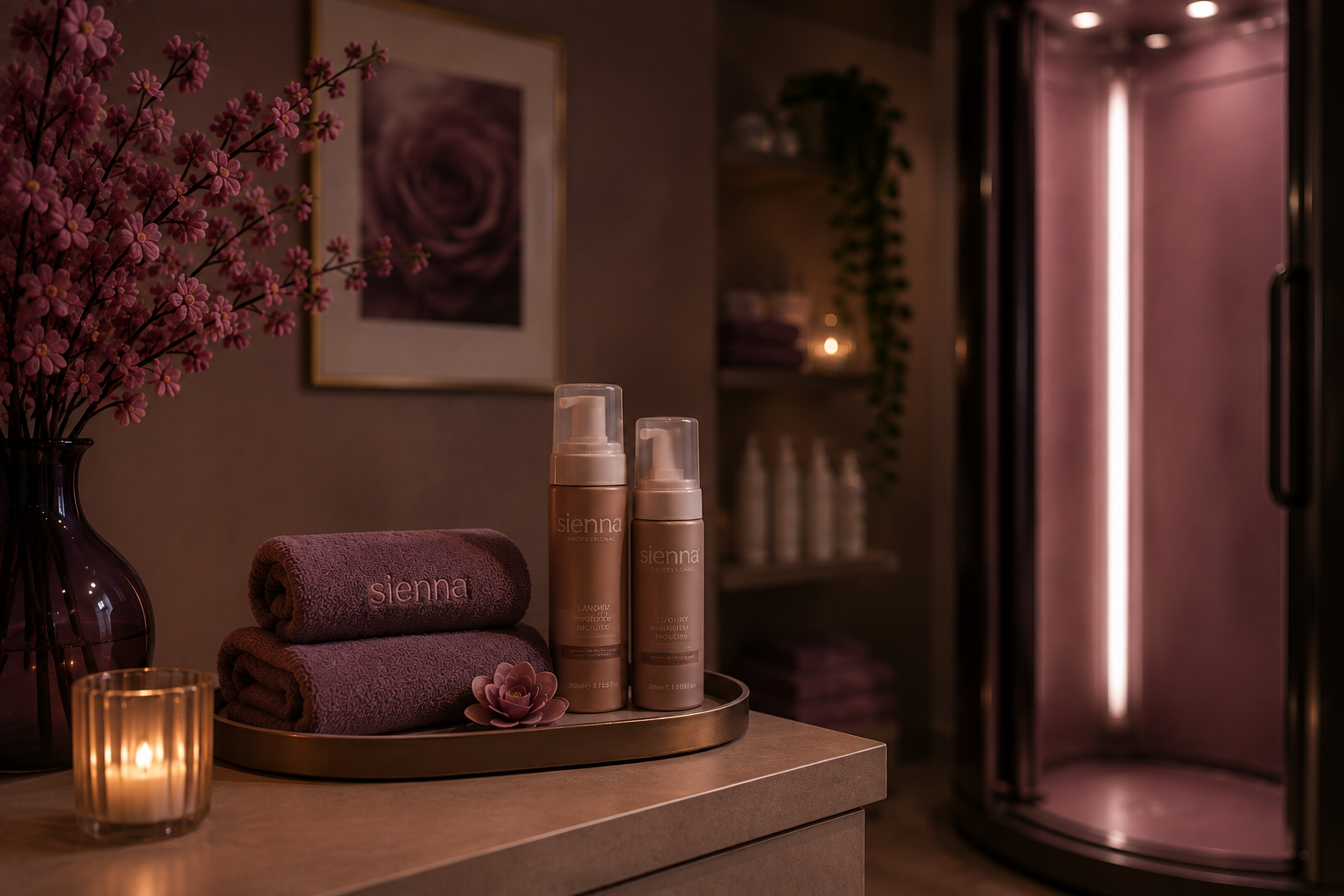Professionele spray tanning behandeling